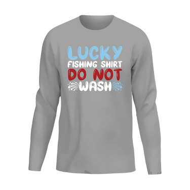 Lucky Fishing Shirt Men Long Sleeve Shirt